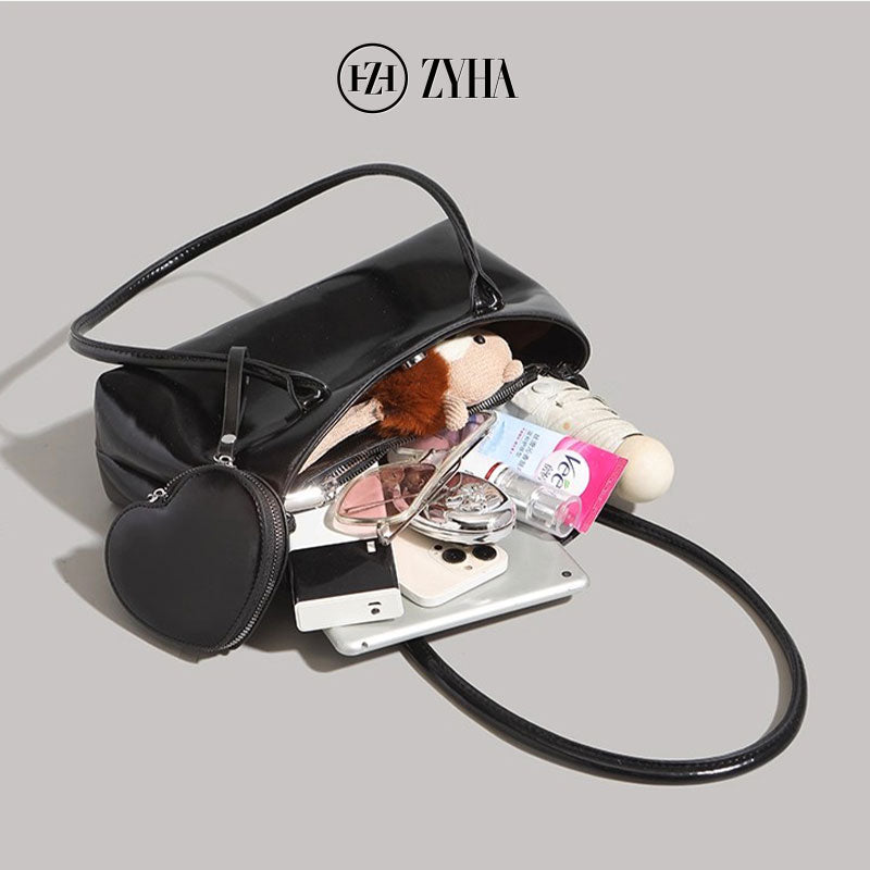 153 - ZYHA Single Shoulder Underarm Bag with Earphone Bag