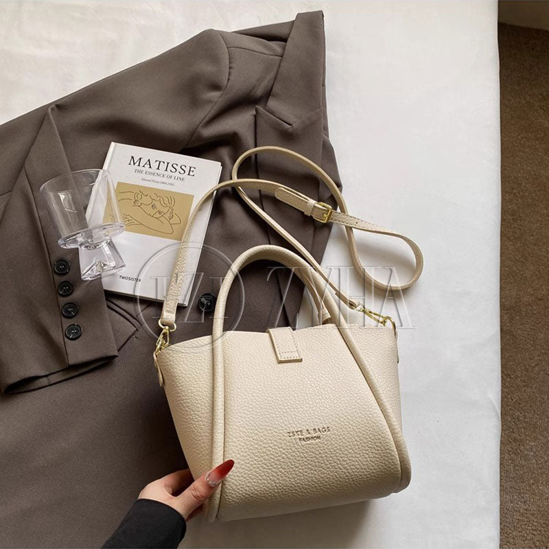 128 - ZYHA Luxury Handbag with Golden Touch