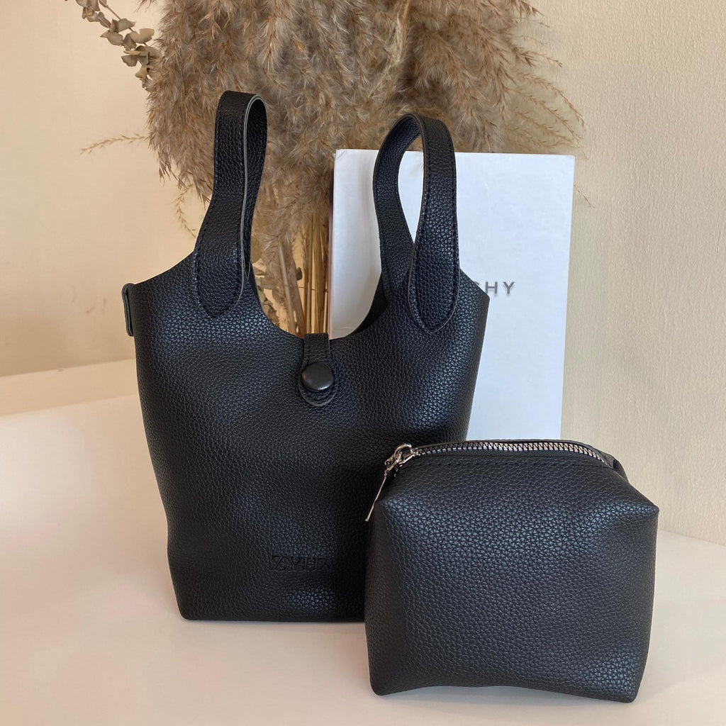 142- ZYHA Mini Leather Hand Bucket (ELYN)