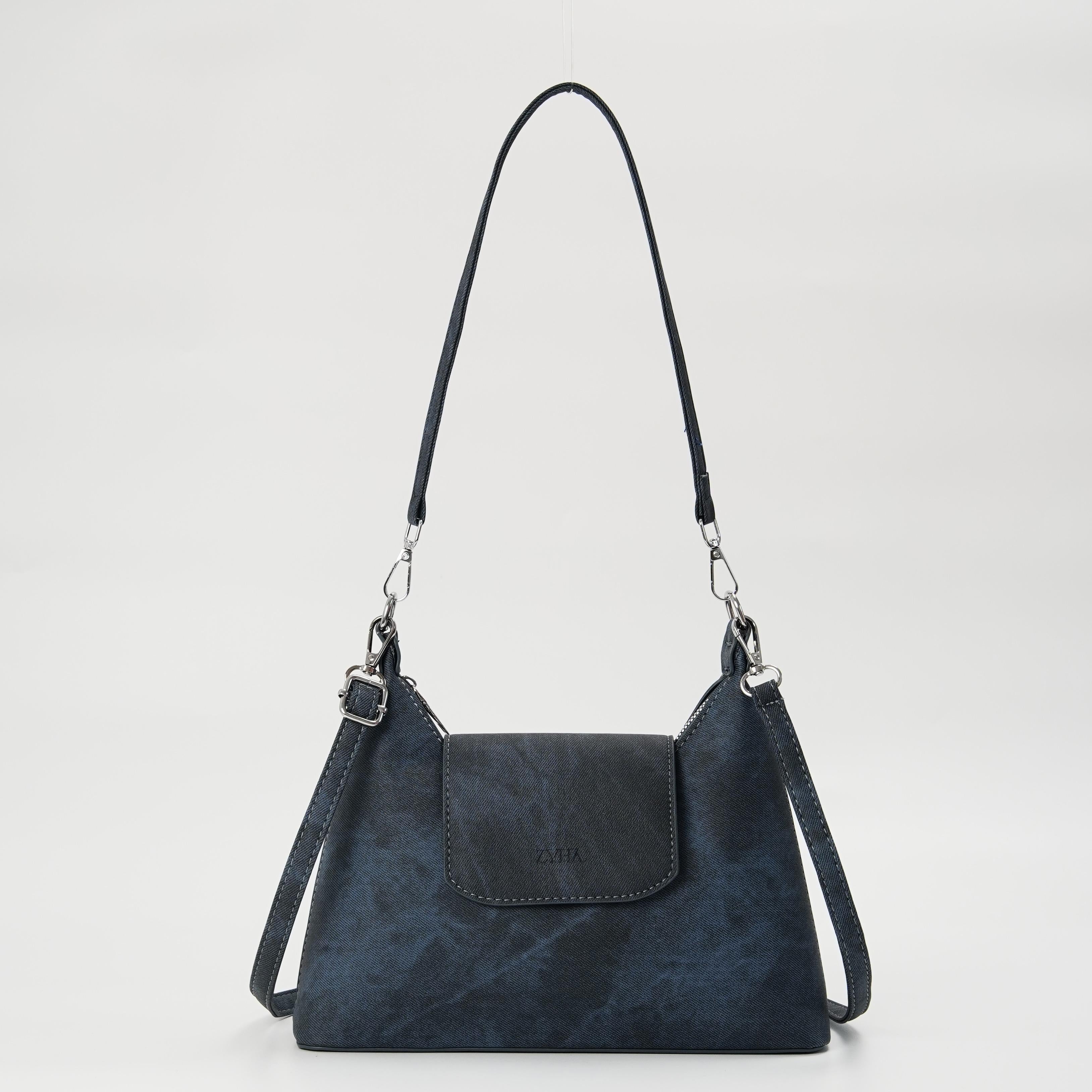 176 - ZYHA Denim Modern Handbag