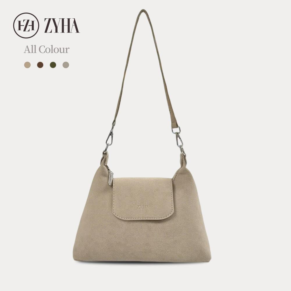 176 - ZYHA 176- (DOVIE) Velvet Modern Handbag