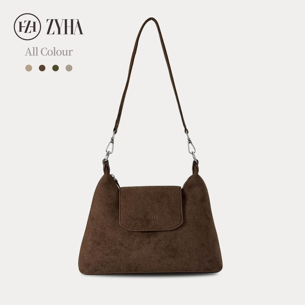 176 - ZYHA 176- (DOVIE) Velvet Modern Handbag