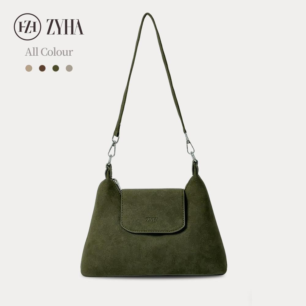 176 - ZYHA 176- (DOVIE) Velvet Modern Handbag