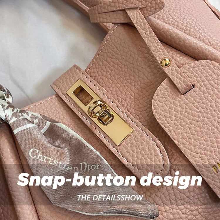 128 - ZYHA Luxury Handbag with Golden Touch