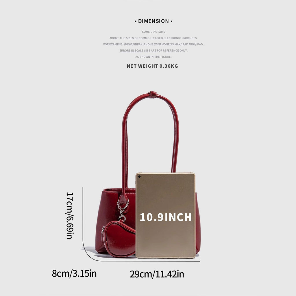 153 - ZYHA Single Shoulder Underarm Bag with Earphone Bag