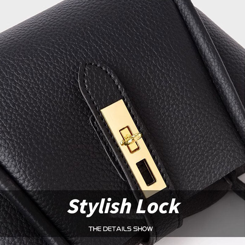 128 - ZYHA Luxury Handbag with Golden Touch