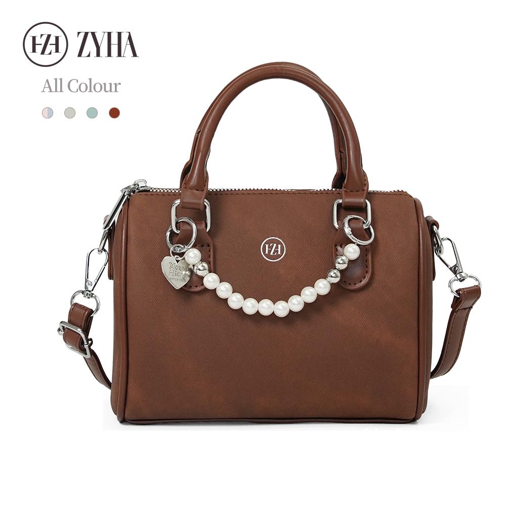 190 - ZYHA White Pearl Handbag