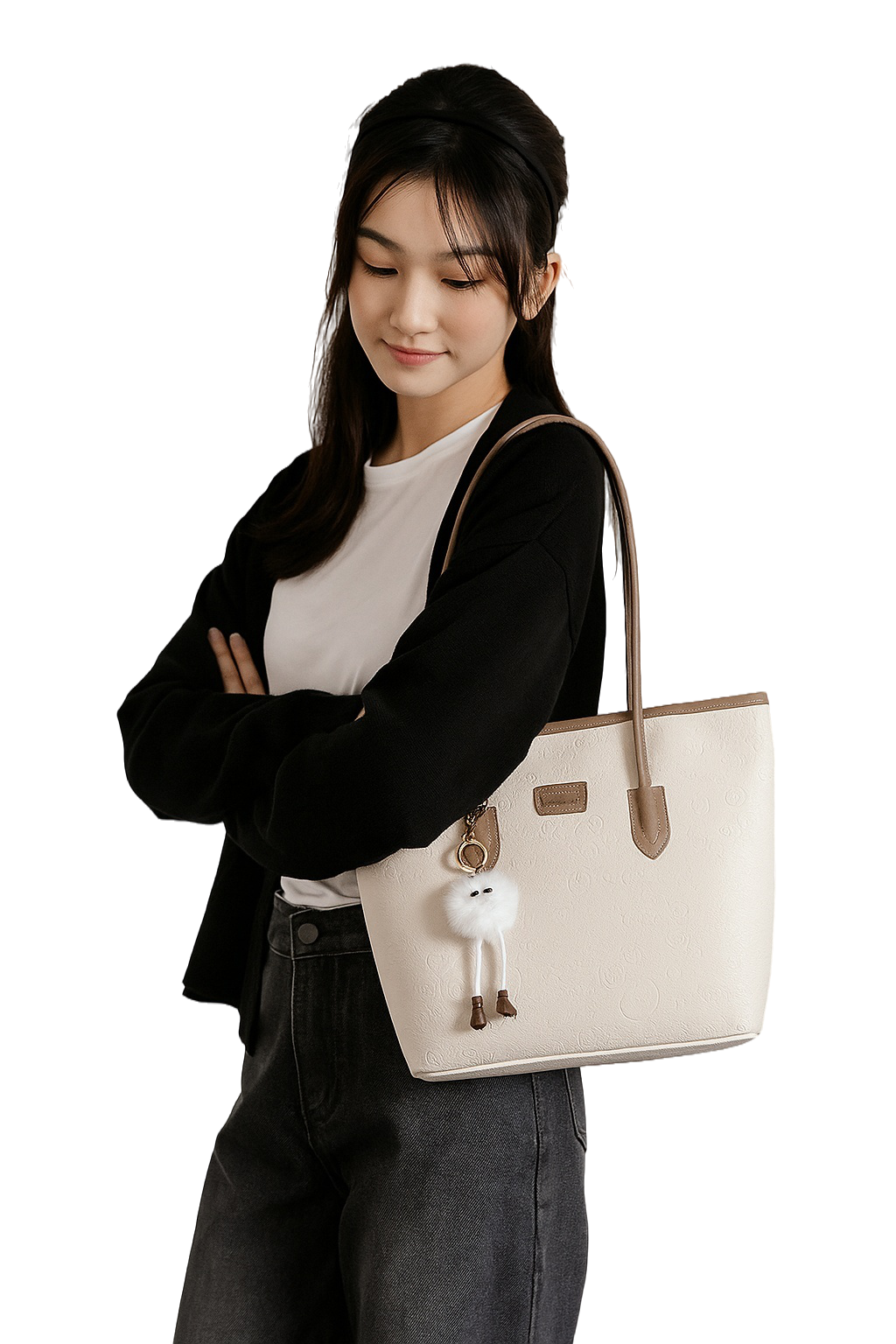 86 - ZYHA Large Totebag with Keychain