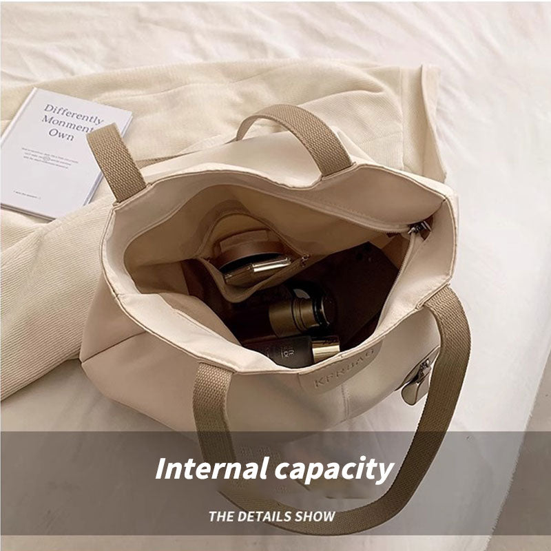 172 - ZYHA Neylon Canvas Korean Style Handbag with Tulip