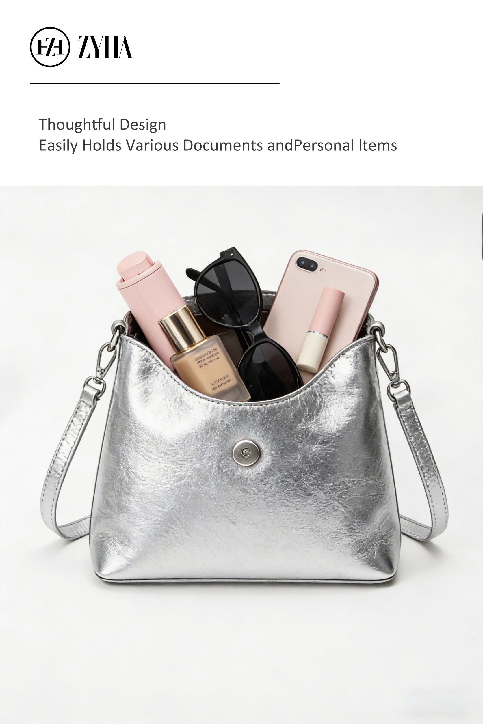 176 - ZYHA Denim Modern Handbag