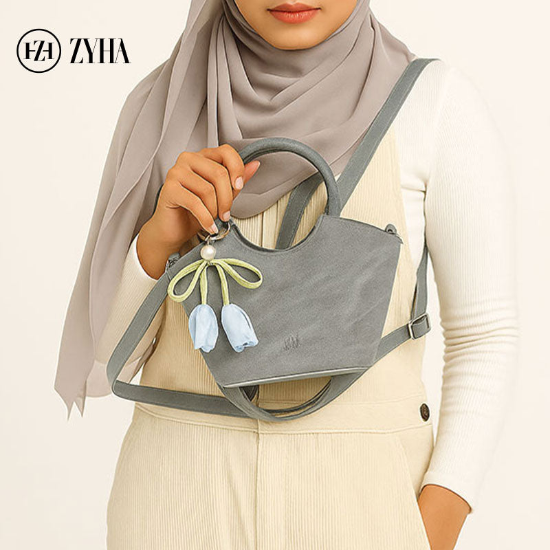 174 - ZYHA Korean Mini Bucket with Tulip