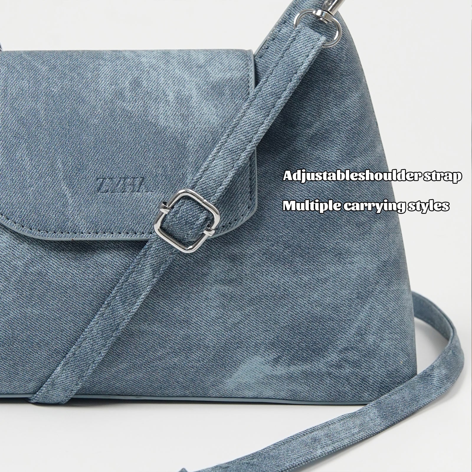 176 - ZYHA Denim Modern Handbag
