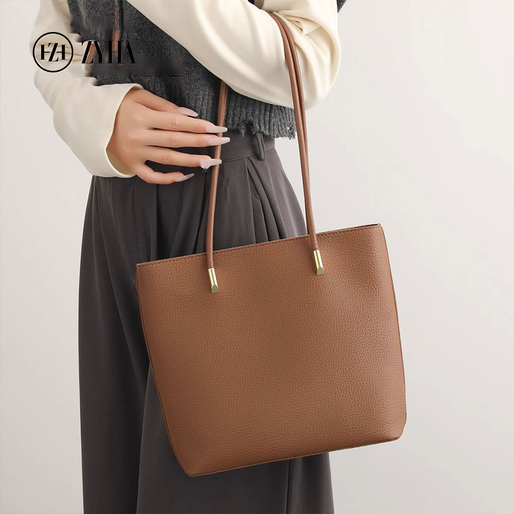 161 - ZYHA Elegant Women Bag with Pearl Keychain