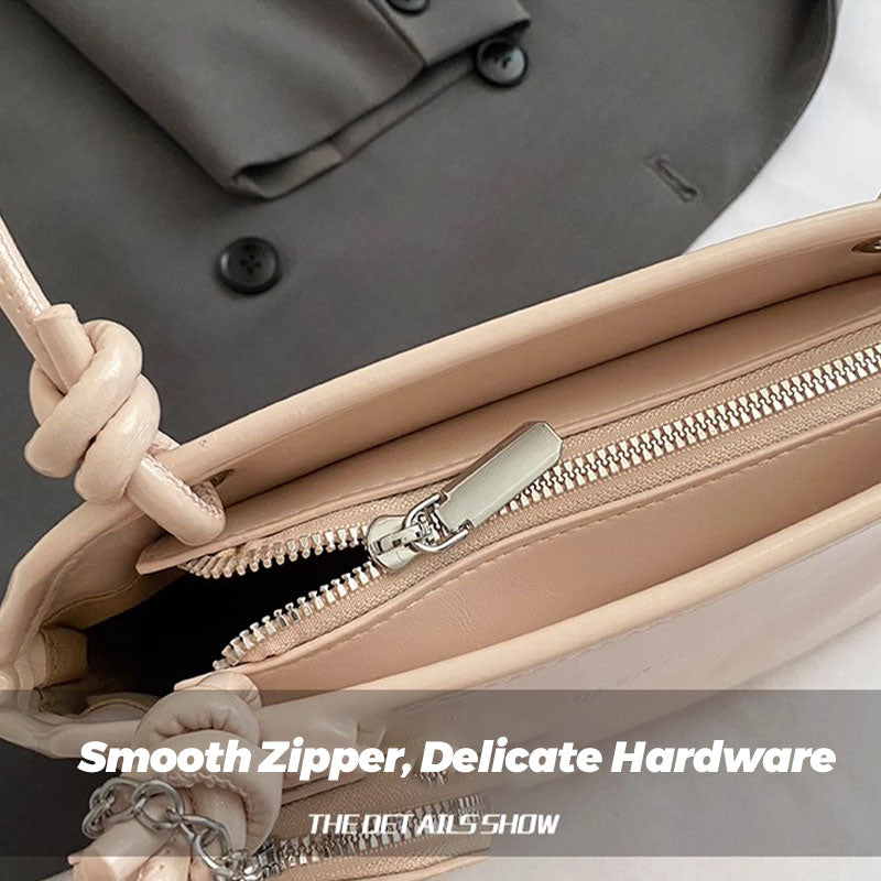 168 - ZYHA Glossy Handbag with Elegant Touch