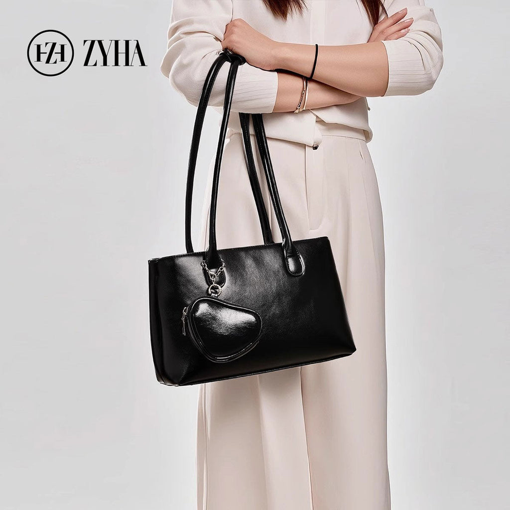 153 - ZYHA Single Shoulder Underarm Bag with Earphone Bag