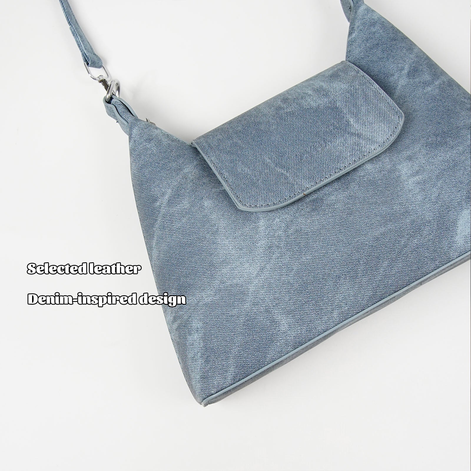 176 - ZYHA Denim Modern Handbag
