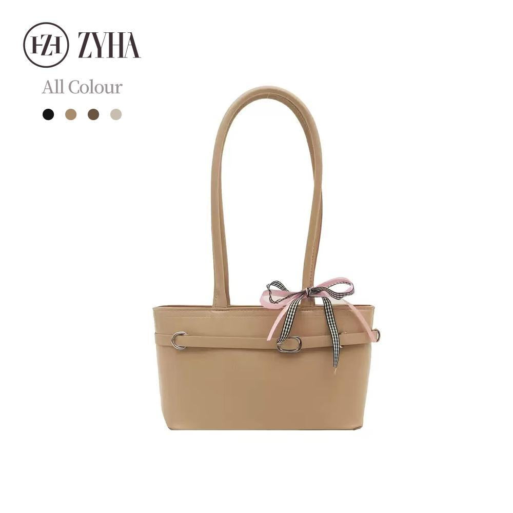 163-ZYHA Mini Bucket Ribbon Beg Tangan Wanita Cute