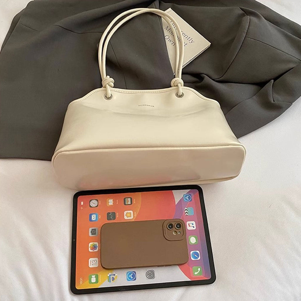 168 - ZYHA Glossy Handbag with Elegant Touch