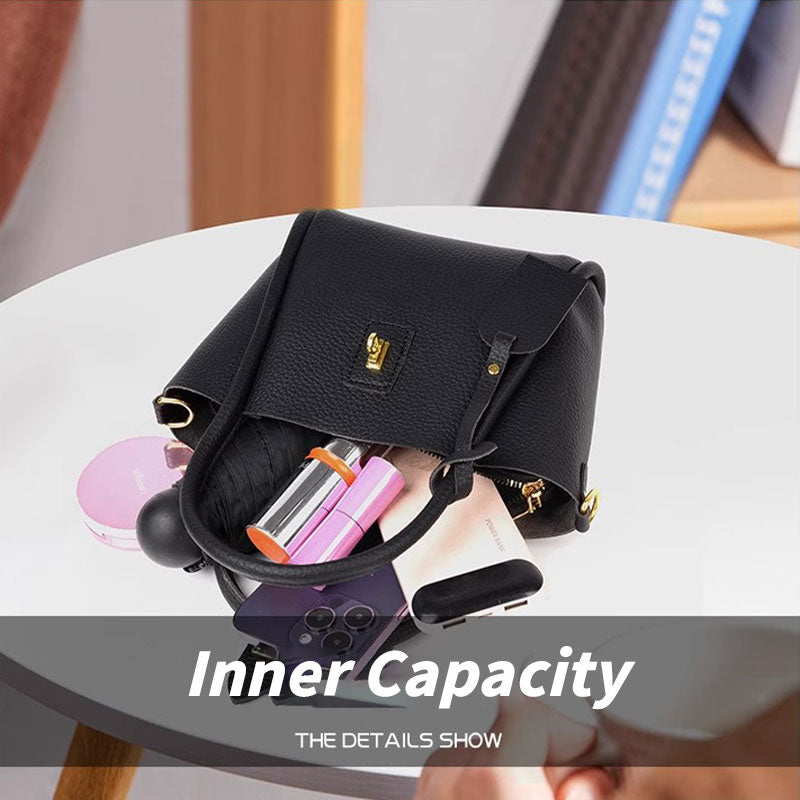 128 - ZYHA Luxury Handbag with Golden Touch