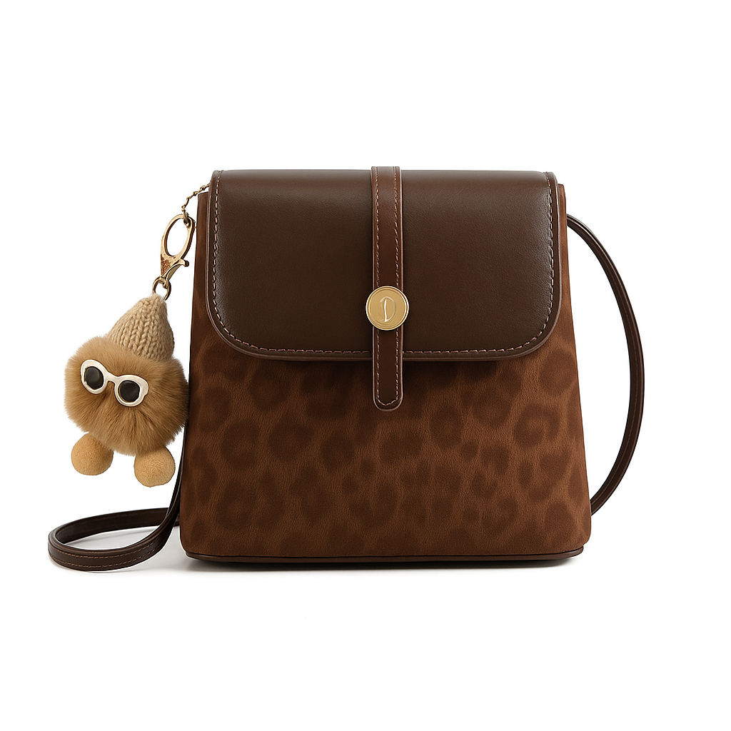 117 - ZYHA Retro Diamond Bucket Bag Cute