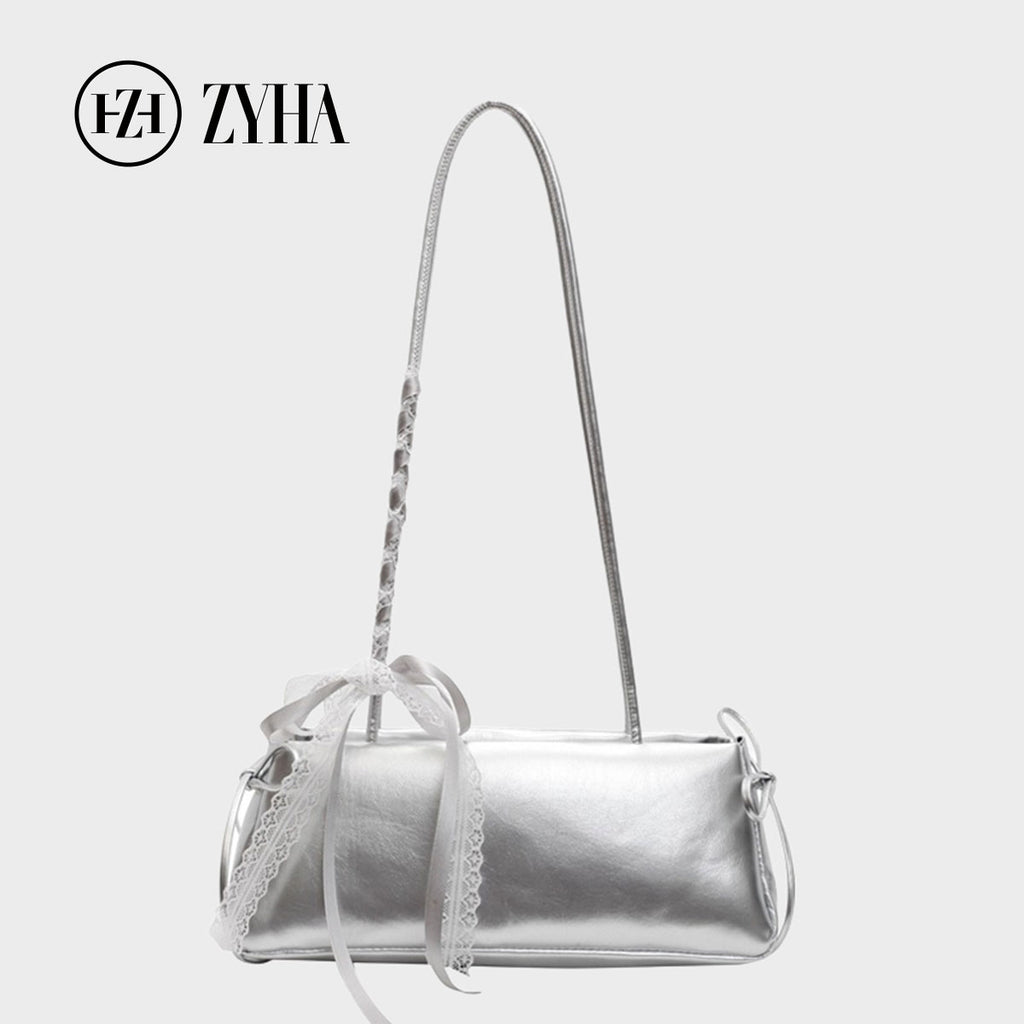 132 - ZYHA Luxe Lace Bow Keychain Handbag