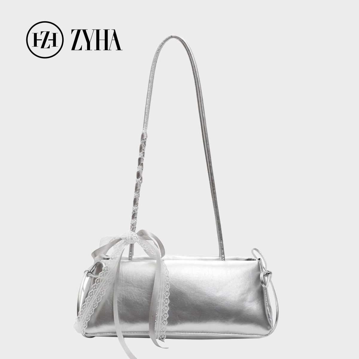 132 - ZYHA Luxe Lace Bow Keychain Handbag