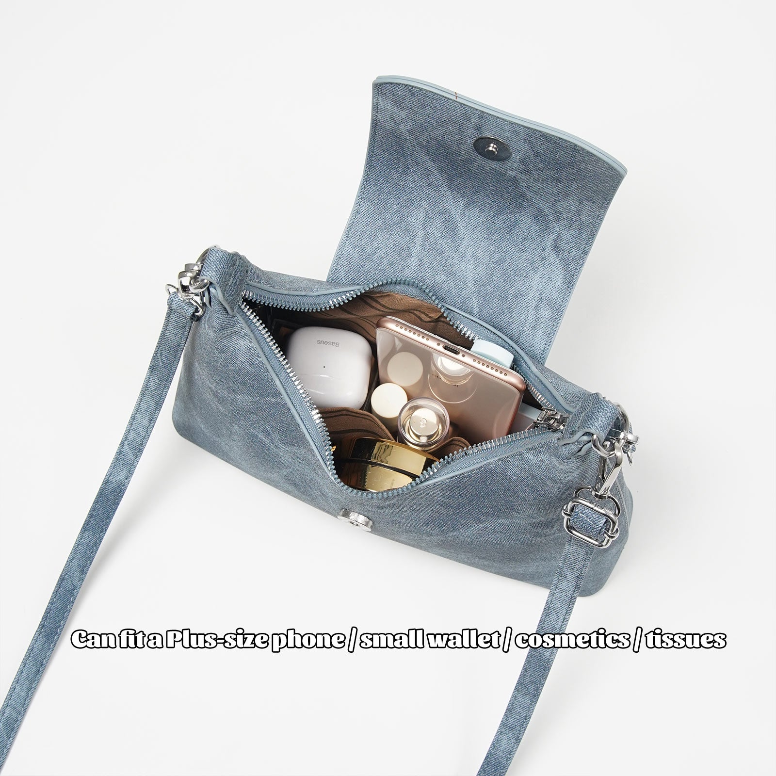 176 - ZYHA Denim Modern Handbag