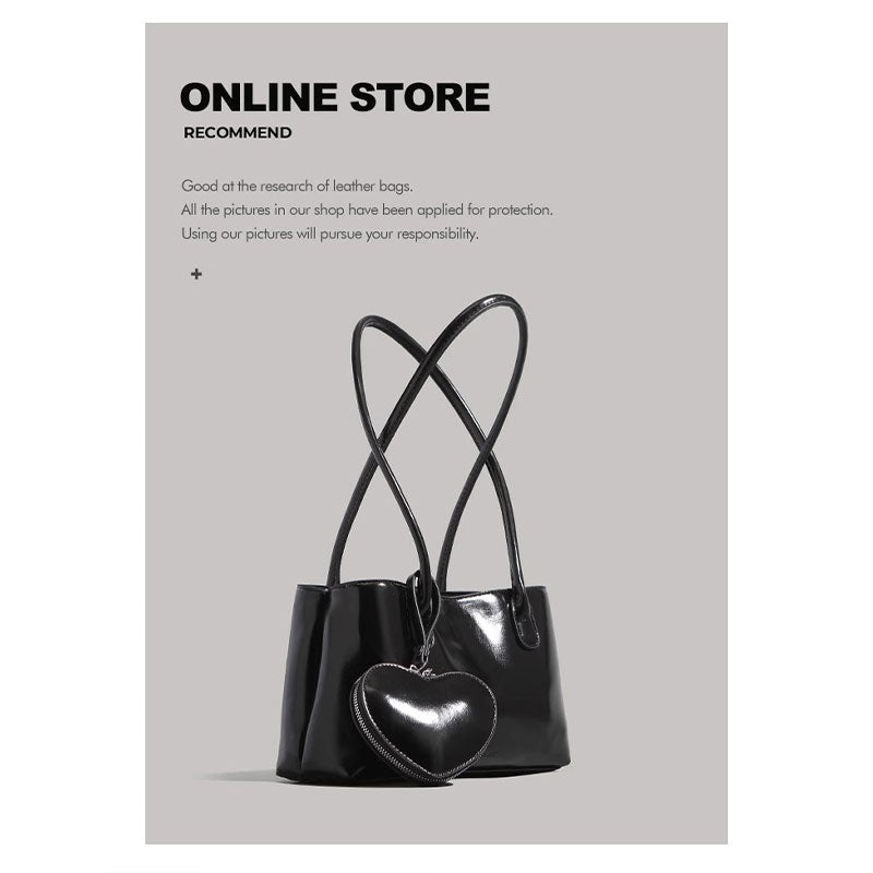153 - ZYHA Single Shoulder Underarm Bag with Earphone Bag