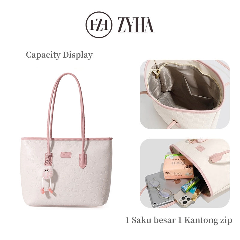 86 - ZYHA Large Totebag with Keychain