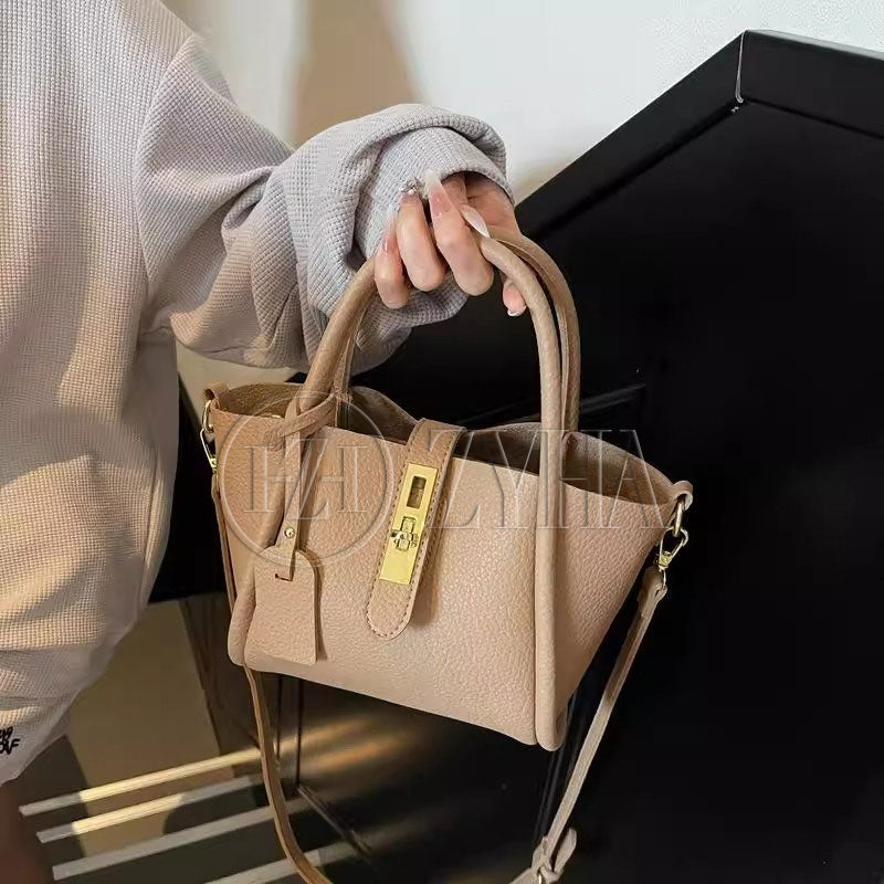 128 - ZYHA Luxury Handbag with Golden Touch