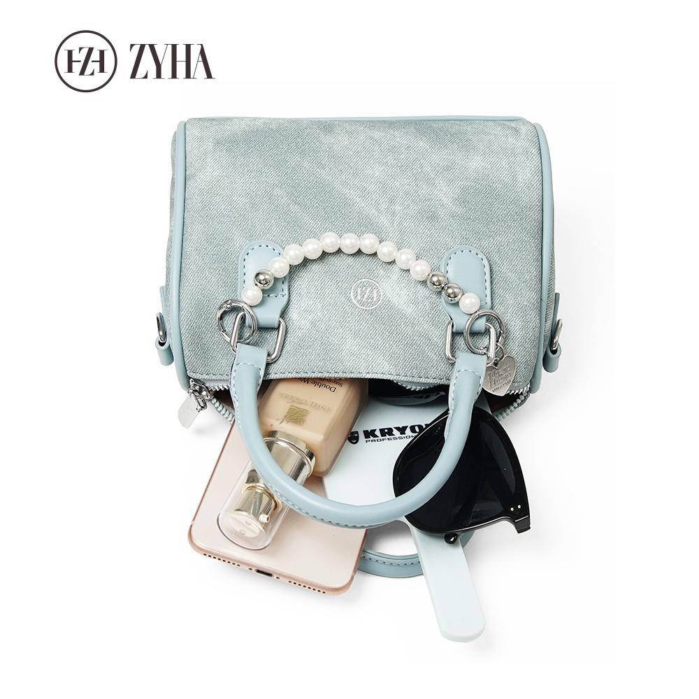 190 - ZYHA White Pearl Handbag
