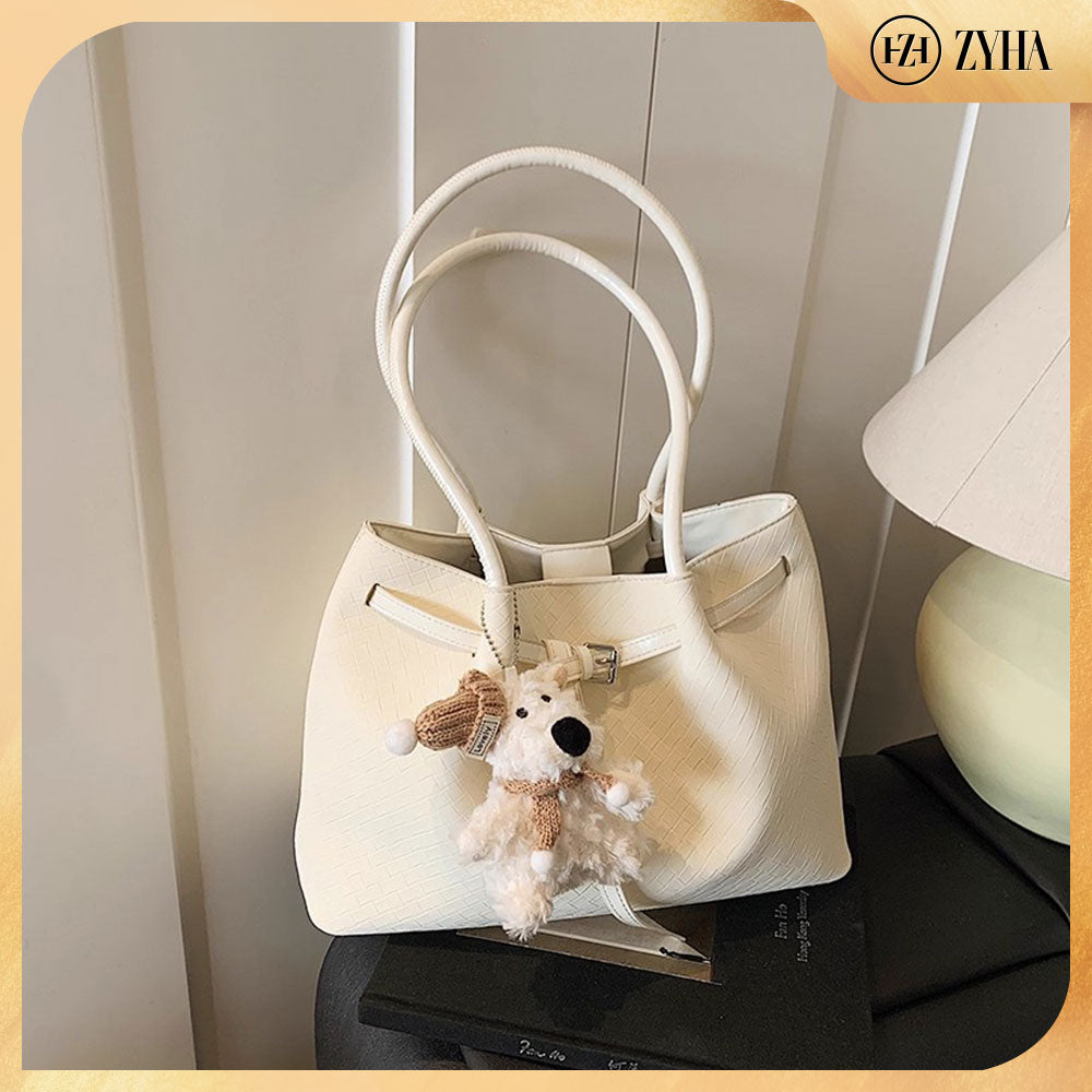 162 - ZYHA Woven Design Handbag