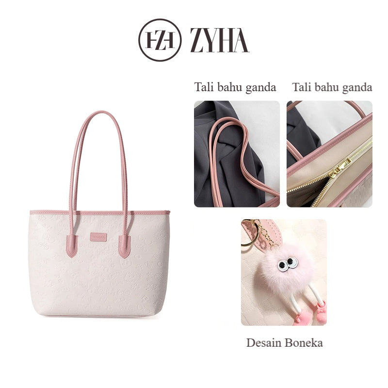 86 - ZYHA Large Totebag with Keychain