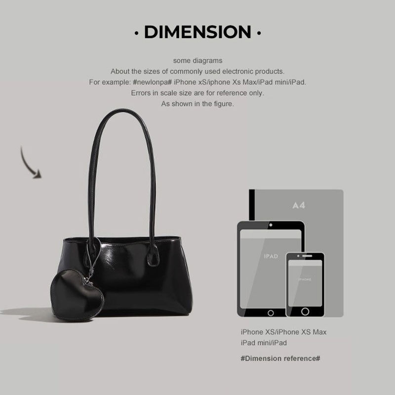153 - ZYHA Single Shoulder Underarm Bag with Earphone Bag