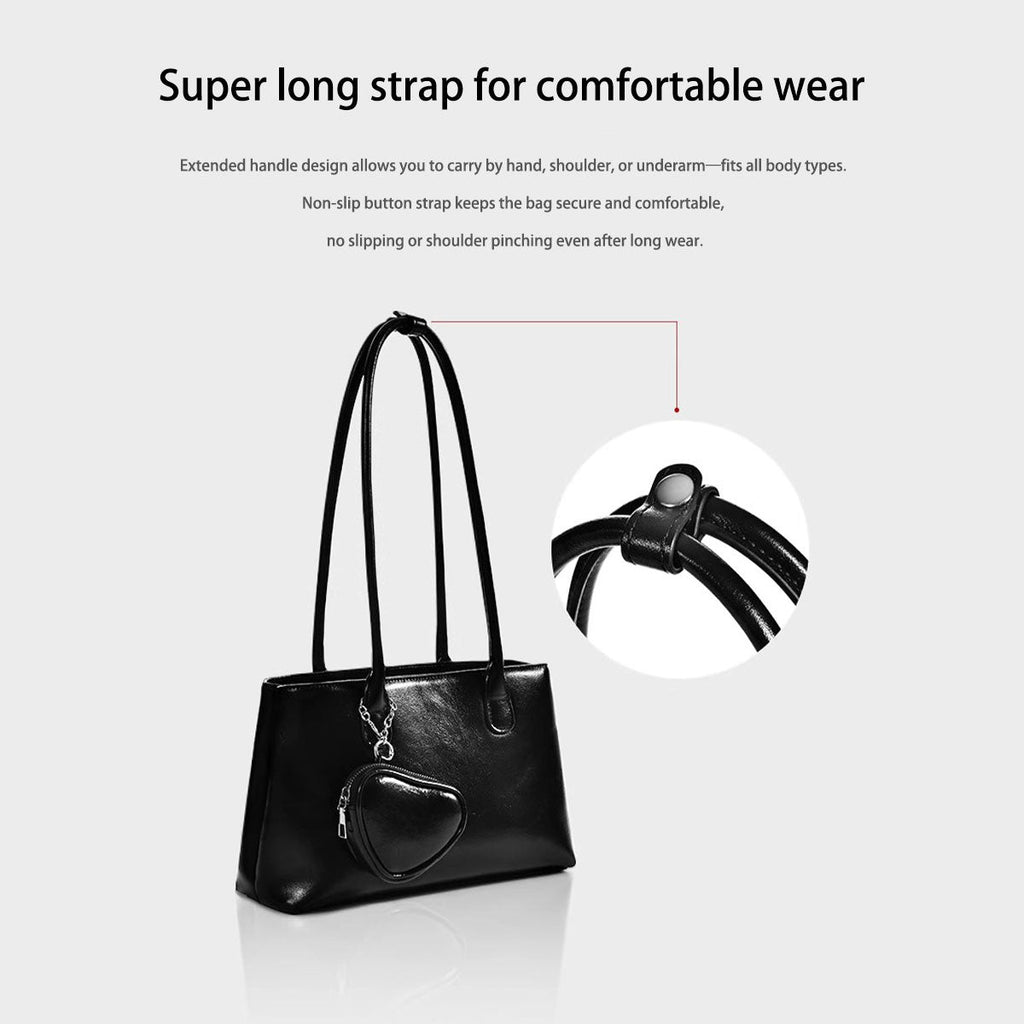 153 - ZYHA Single Shoulder Underarm Bag with Earphone Bag