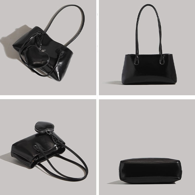153 - ZYHA Single Shoulder Underarm Bag with Earphone Bag