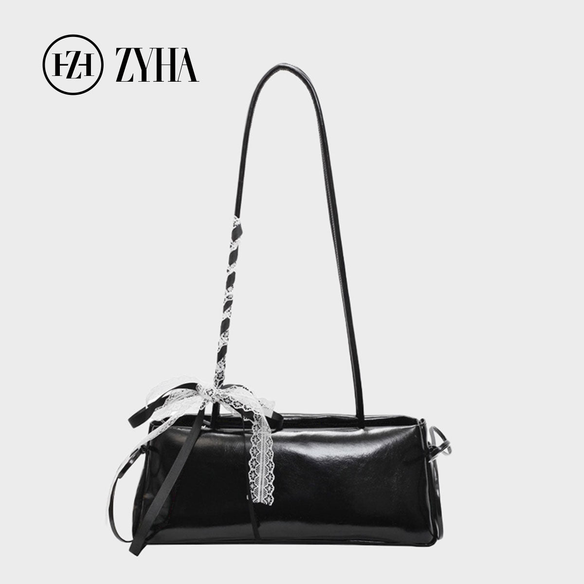 132 - ZYHA Luxe Lace Bow Keychain Handbag