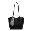 105 - ZYHA Leather Totebag with Satin Ribbon