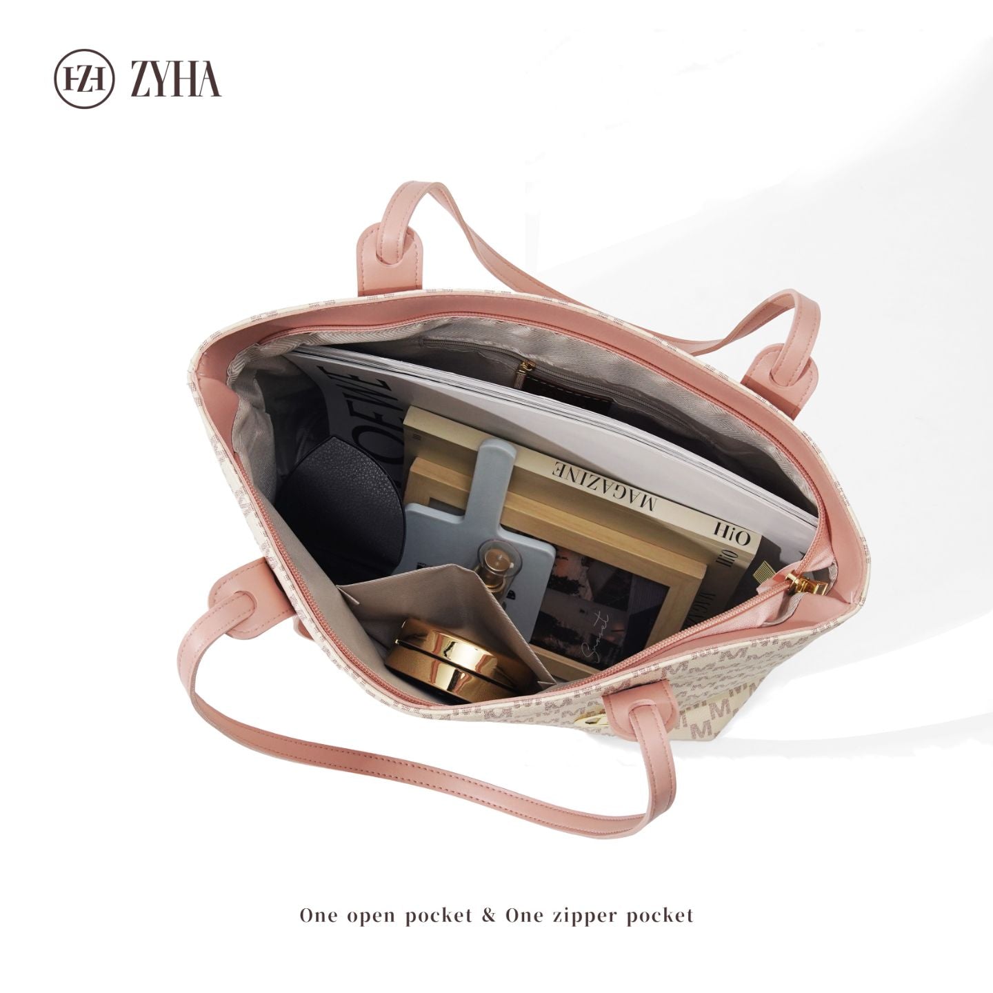 192-(LUNA) Totebag gaya mewah berkualiti Material kulit Style untuk harian Wanita