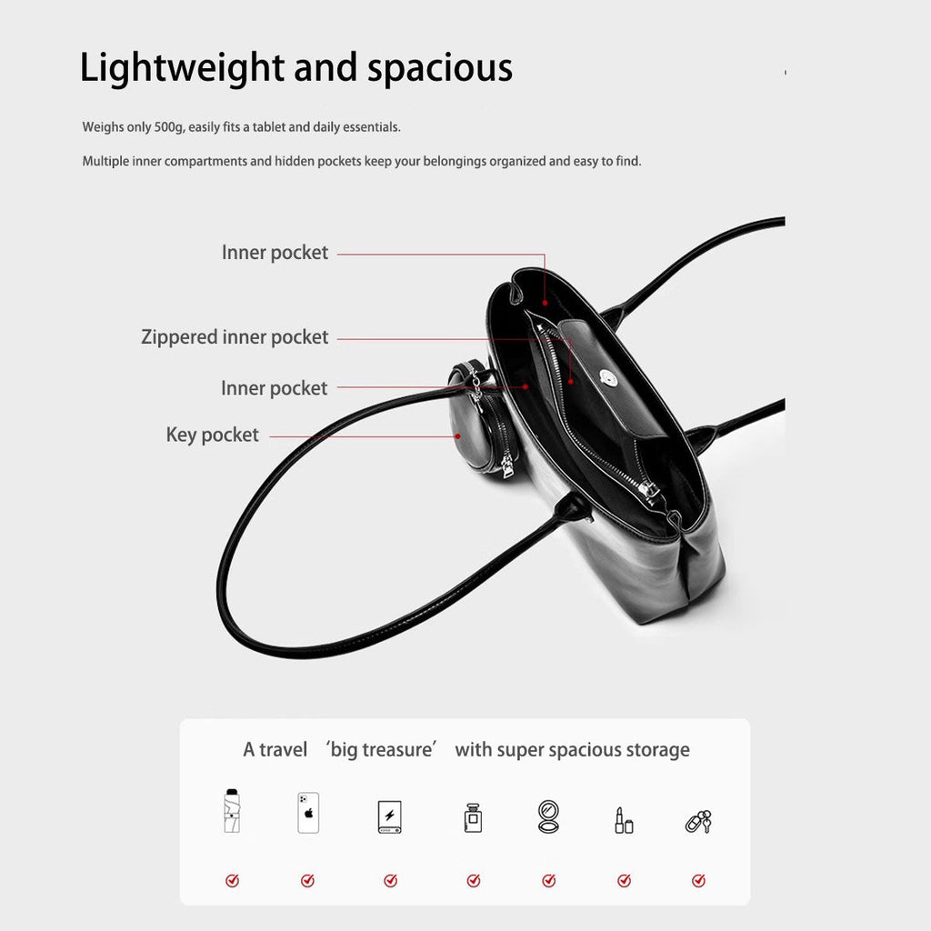 153 - ZYHA Single Shoulder Underarm Bag with Earphone Bag