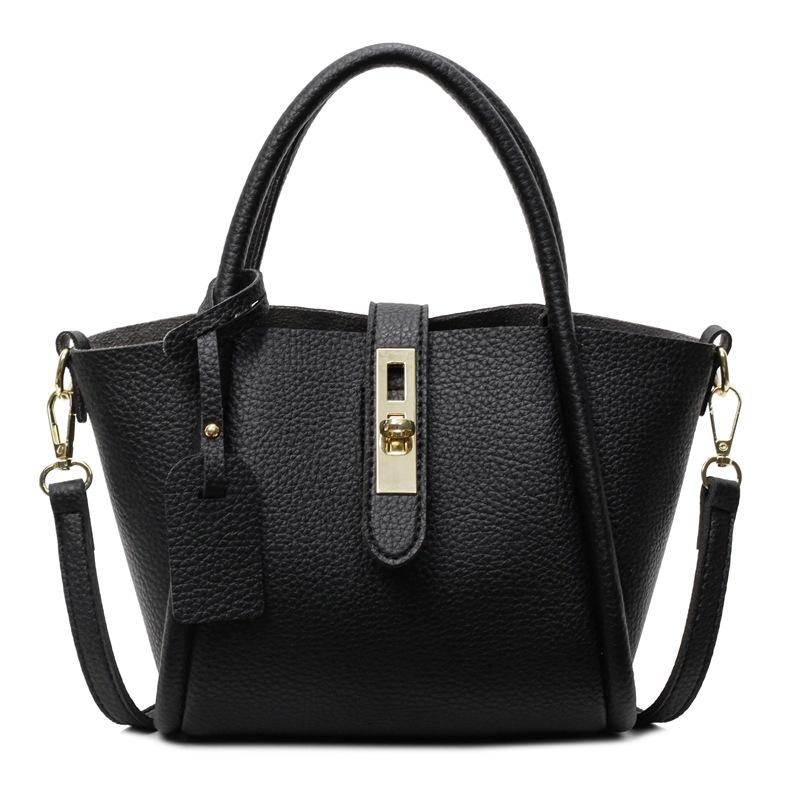 128 - ZYHA Luxury Handbag with Golden Touch