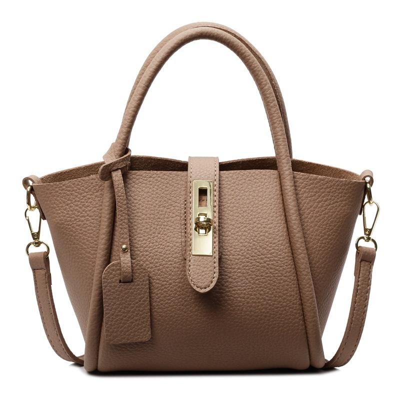128 - ZYHA Luxury Handbag with Golden Touch