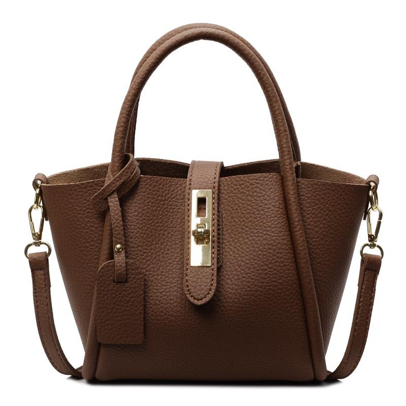 128 - ZYHA Luxury Handbag with Golden Touch