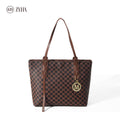 192-(LUNA) Totebag gaya mewah berkualiti Material kulit Style untuk harian Wanita