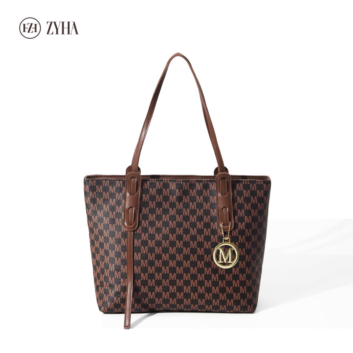 192-(LUNA) Totebag gaya mewah berkualiti Material kulit Style untuk harian Wanita