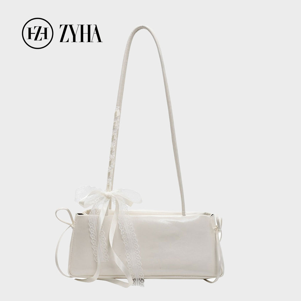 132 - ZYHA Luxe Lace Bow Keychain Handbag