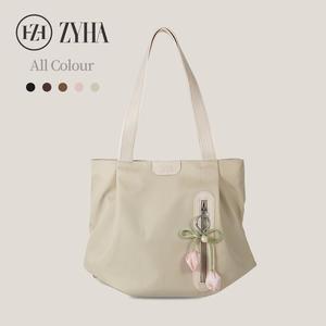 172 - ZYHA Neylon Canvas Korean Style Handbag with Tulip